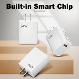 67W ultra fast charging charger with fast flash charging head - V.I.P Digital Presence