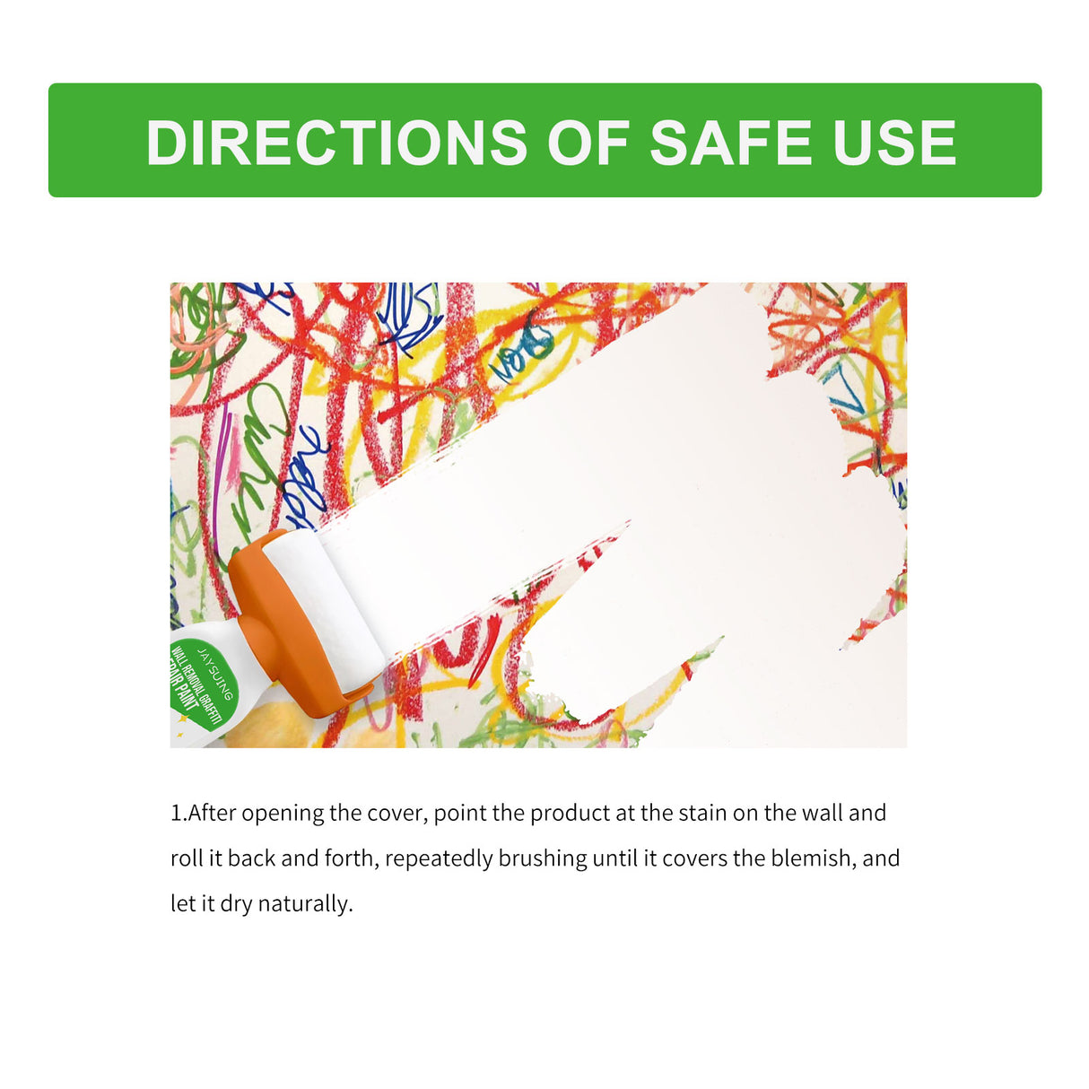 JAYSUING Wall Removal Graffiti Repair Paint, Wall Graffiti Stain Cover Repair Home Self-Painted Wall Paint - V.I.P Digital Presence