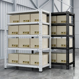 Household storage rack, adjustable display rack, carbon steel storage rack 100cm * 40cm * 180cm, five layers (white) - V.I.P Digital Presence