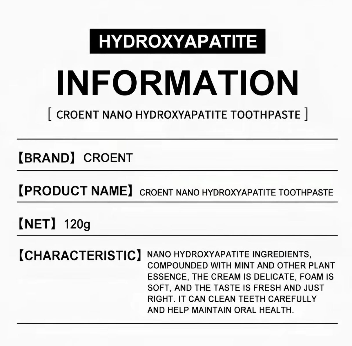 NanoWhite Toothpaste