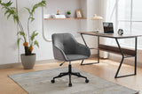 Velvet Office Desk Chair, Modern Home Desk Chair with Wheels , Vanity Chairs for Living Room, Bedroom,Study Room - V.I.P Digital Presence