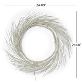 24" PAPER WREATH WITH LED LIGHT - V.I.P Digital Presence