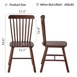 4 dining chairs, walnut wood, rubberwood material, dining chairs, solid wood chairs, solid wood dining table chairs - V.I.P Digital Presence