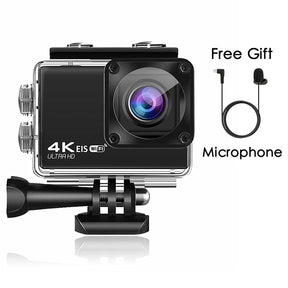 H10 EIS Anti-shake Action Camera Ultra HD 4K / 60fps WiFi 2.0" 170D Underwater Waterproof Cam Helmet Vedio Go Sport Pro Came - V.I.P Digital Presence