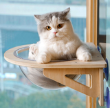 Solid wood spacecraft cat nest cat hammock hanging suction cup climbing frame balcony - V.I.P Digital Presence