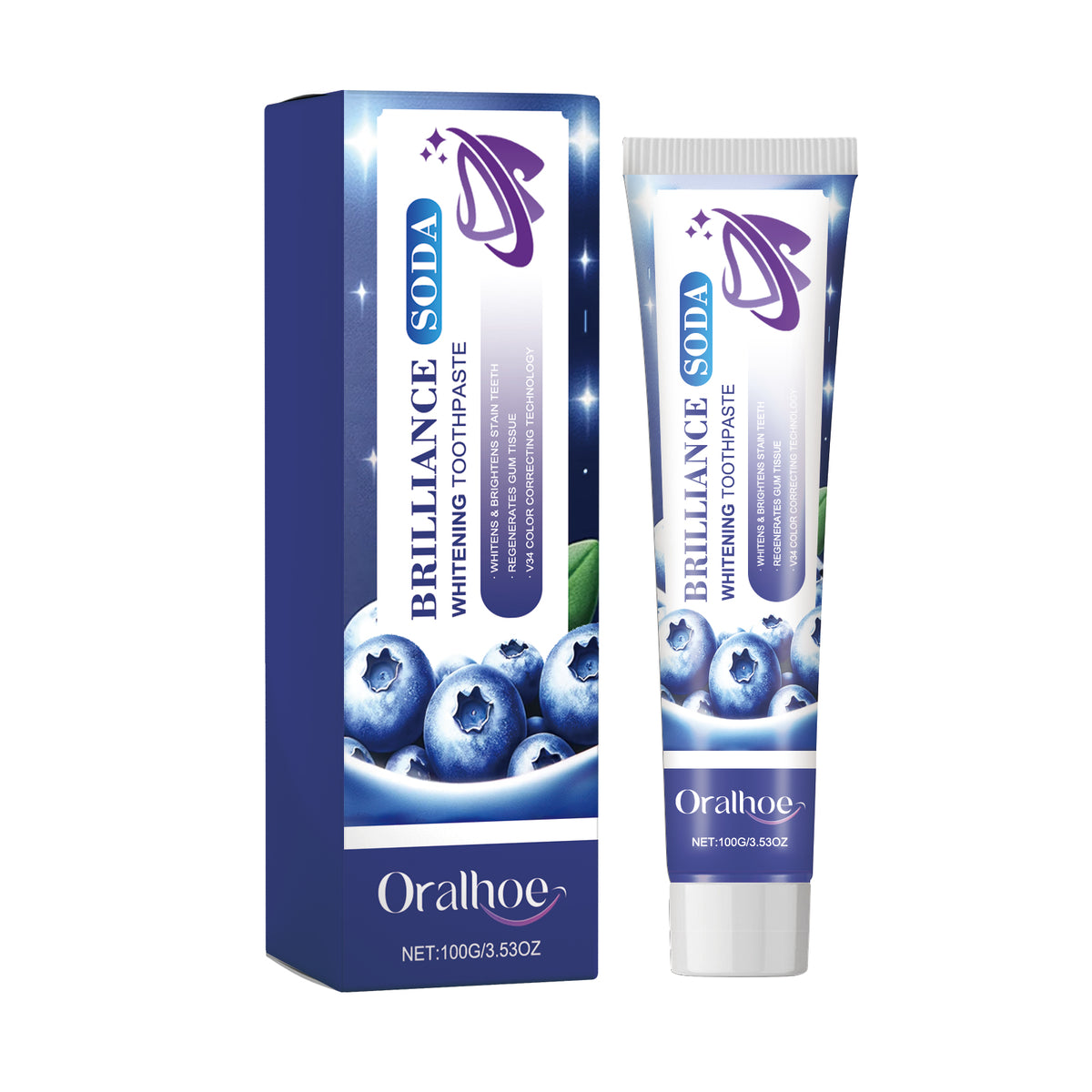 Whitening Toothpaste, Fresh Breath Care Gums Clean Teeth Yellow Stains Tartar White Toothpaste - V.I.P Digital Presence
