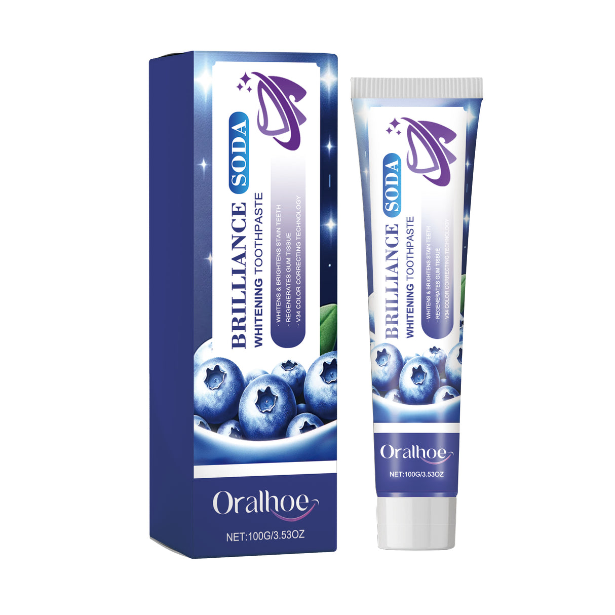 Whitening Toothpaste, Fresh Breath Care Gums Clean Teeth Yellow Stains Tartar White Toothpaste - V.I.P Digital Presence