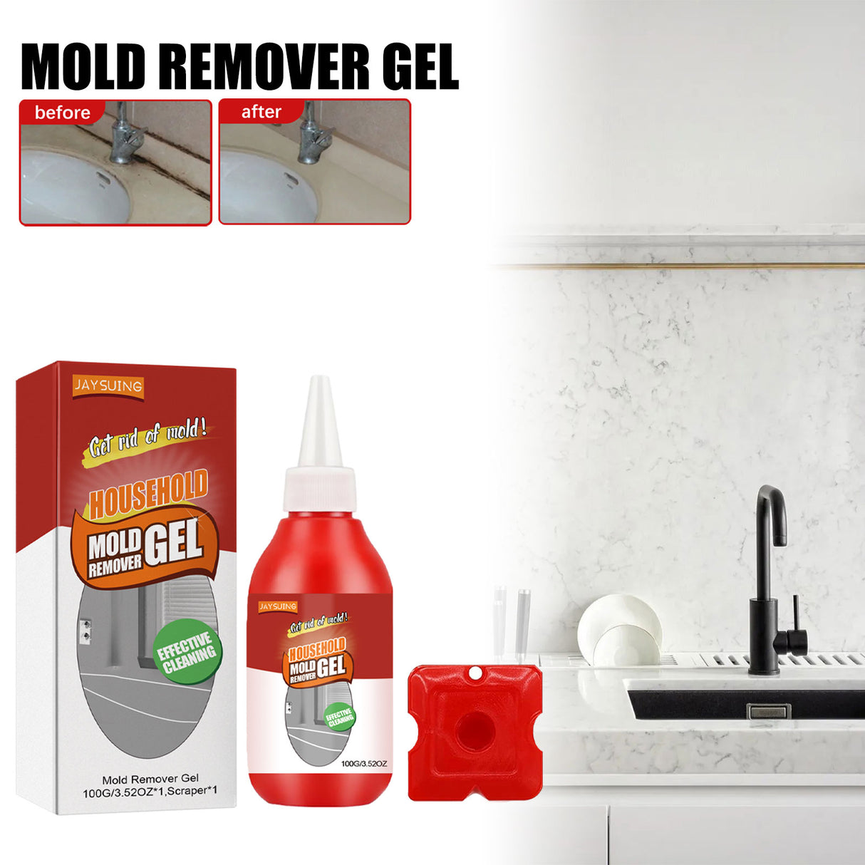 Mildew Remover Gel, Powerful Mildew Remover For Household Bathroom Wall Tile Floor Stain Cleaner - V.I.P Digital Presence