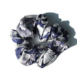 Pure Silk Large Scrunchies Ropes Hair Bands Ties Elastics Ponytail Holders for Women Girls Hair Accessories 19 Momme 3.5CM - V.I.P Digital Presence