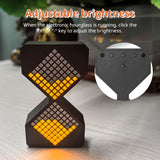 Cyber-style LED electronic sand timer: gravity-sensing, 1-30min countdown, tech decompression toy - V.I.P Digital Presence