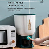 10Kg Rice Dispenser Storage Container Sealed Grain Cereal Dispenser Storage Box with Lid Measuring Cylinder - V.I.P Digital Presence