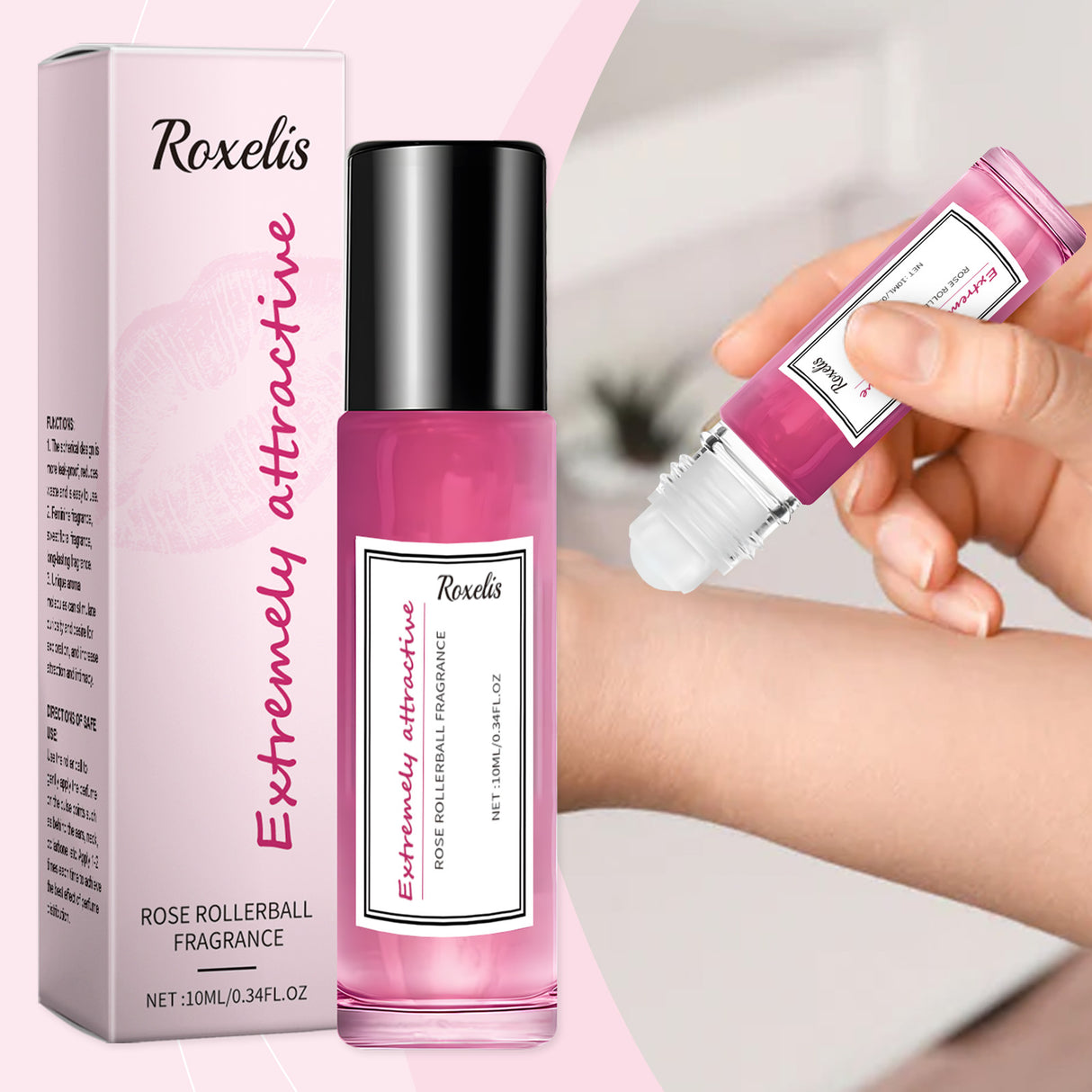 Rose Women's Ball Fragrance, Fresh Light Fragrance Exudes Charm Keep Fragrance Portable Couple Dating Perfume - V.I.P Digital Presence