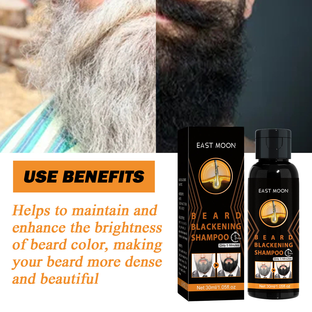 Shampoo Men's Hair Cleansing Moisturizing Massage Treatment Smoothing Dark Hair Shampoo - V.I.P Digital Presence