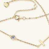 Cross 925 Sterling Silver Moissanite Necklace - V.I.P Digital Presence