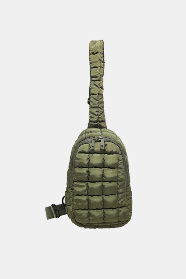 Quilted Nylon Crossbody  Bag - V.I.P Digital Presence