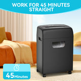 PAPER SHREDDER CROSS CUT LARGE BIN HIGH SECURITY LOW NOISE - V.I.P Digital Presence