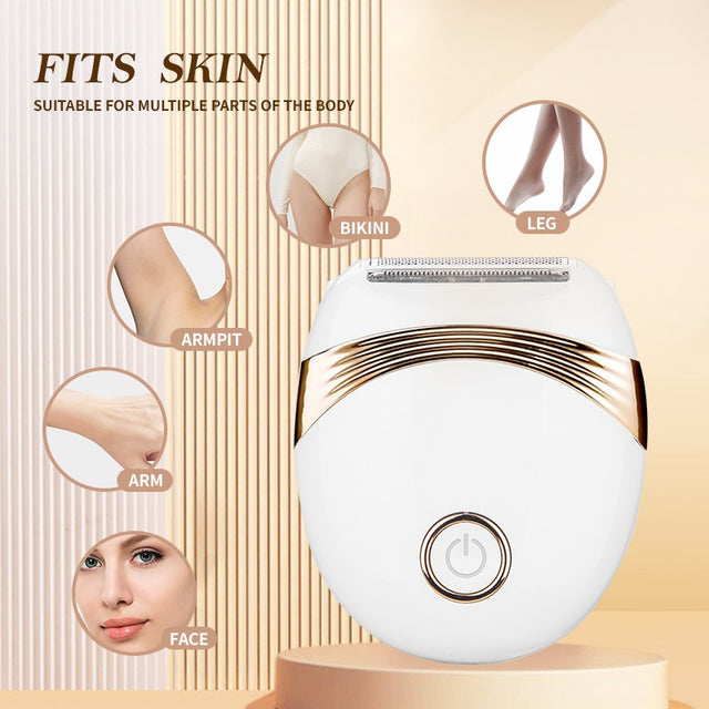Electric hair remover full body hair remover portable mini women's body hair underarm private parts shaver - V.I.P Digital Presence