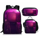 New 3PC-SET Skibidi Toilet Man Backpack Custom Game Peripheral Schoolbags For Primary Secondary School Teenage - V.I.P Digital Presence