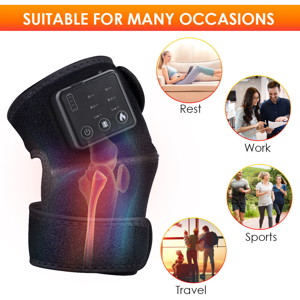 New Product Hailicare Electric Heating Knee Pads Charging Knee Joint Care Pads Hot Compress Vibration Massage - V.I.P Digital Presence