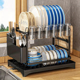 Kitchen drainage rack bowl and dish rack bowl and dish storage rack household utensils knives and forks storage rack - V.I.P Digital Presence