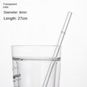 Eco-Friendly High Borosilicate Glass Straw Durable Heat-Resistant Starbucks Kids Straw 27cm Customized - V.I.P Digital Presence