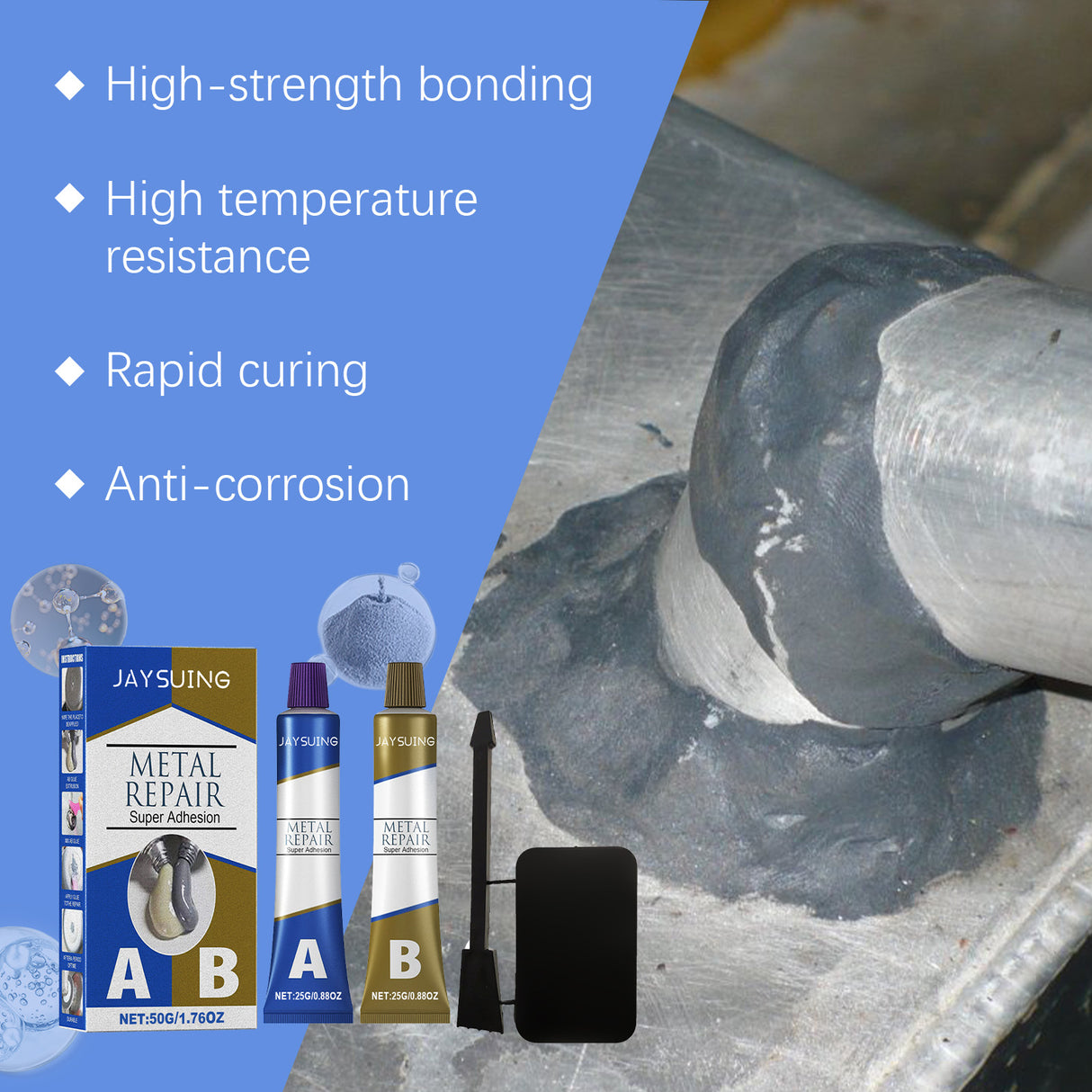Casting Glue Box Cast Iron Sealant Ab Sealant Sealant Leak Repair Plugging Metal Bonding - V.I.P Digital Presence