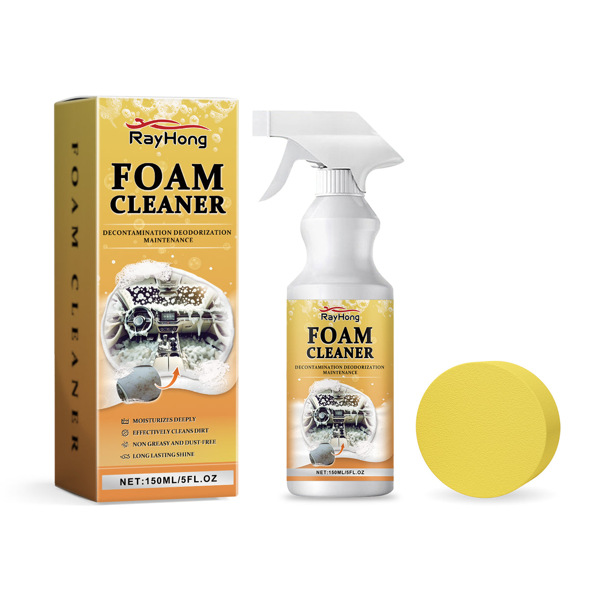 Car Multi-Purpose Foam Cleaner Interior Seat Instrument Panel Car Paint Maintenance Foam Cleaner - V.I.P Digital Presence