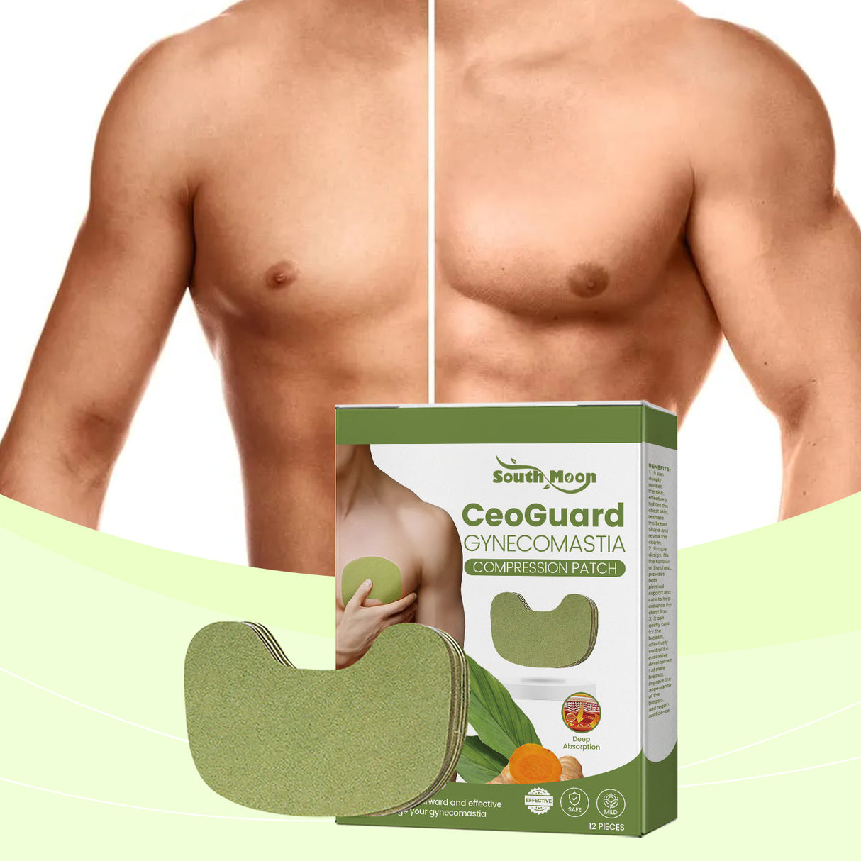 Men's Breast Care Adhesive Firming Skin To Lift Contour Men's Chest Care Shaping Adhesive - V.I.P Digital Presence