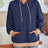Loose casual striped hooded sweatshirt - V.I.P Digital Presence