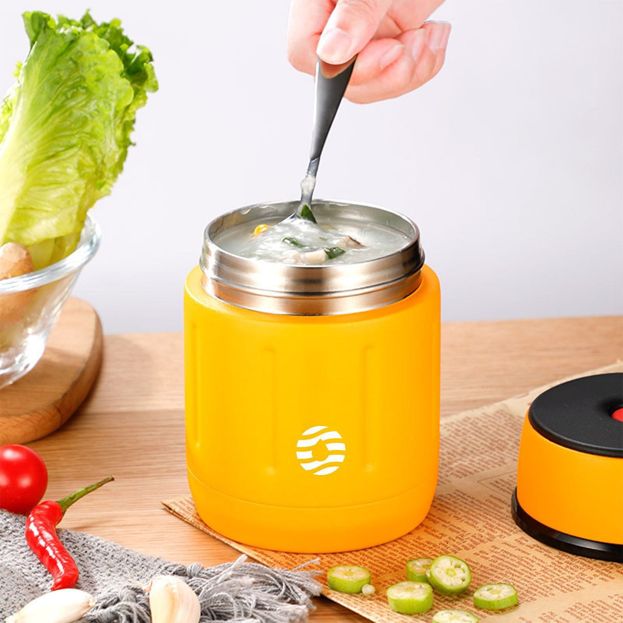 Stewing cup 316 stainless steel insulation barrel home office worker stew porridge stewing cup stewing pot - V.I.P Digital Presence