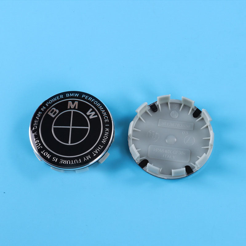 Suitable for BMW front and rear standard wheel hub covers 56/68mm 3 Series 5 Series X1X5X6M logo co branded center cover logo - V.I.P Digital Presence