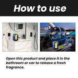 Bathroom Portable Ventilation Aromatherapy, Car Aromatherapy Bathroom Bedroom Deodorant Adornment - V.I.P Digital Presence