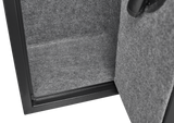 5 gun safes with 3 pistol pockets, quick access biometric adjustable heavy-duty gun rack mounted gun safes - V.I.P Digital Presence