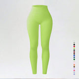 Threaded autumn and winter yoga pants seamless fitness pants high waisted sports yoga clothes leggings - V.I.P Digital Presence