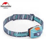 Linterna frontal LED ultraligera Naturehike resistente al agua con carga USB y 4 modos