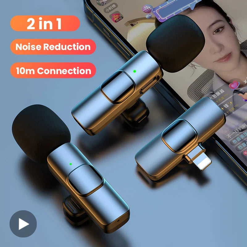 Buttonhole Lavalier Wireless Lapel Microphone Bluetooth Mini Mic For Phone PC Cell Mobile Small Micro Tiny Tie Mike Mikrofon USB - V.I.P Digital Presence
