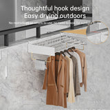foldable retractable wall clothesline, 30kg, alu, 80/100cm, 5 bars, for bath/balcony. - V.I.P Digital Presence