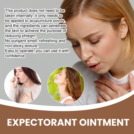 Expectorant Ointment, Body Care Relief Phlegm Throat Dry Itching Foreign Body Point Discomfort Repair Cream - V.I.P Digital Presence