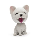 Cute doll decorations in the car, resin bobblehead dog animal bulldog, creative cute car ornaments - V.I.P Digital Presence