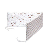 Print Baby Bed Bumper Double-faced Detachable Newborn Crib Around Cot Protector Kids Room Decor - V.I.P Digital Presence
