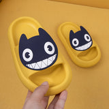 Big-Eyed Black Cat Cartoon Sandals One-Piece Soft Bottom Soft Face Parent-Child Amazon Baby Children's Slippers - V.I.P Digital Presence