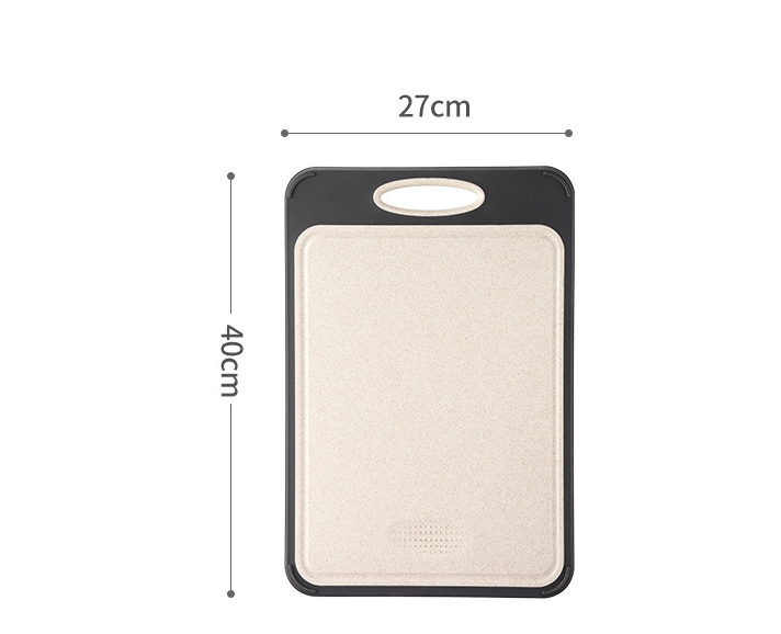 Double-Sided Cutting Board 2-in-1 304 Stainless Steel And PP Chopping Board For Fruit Vegetables Meat Kitchen Cutting Board - V.I.P Digital Presence