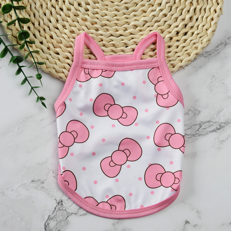 Pet supplies pet clothes cute fruit camisoles tank tops breathable pet sunscreen mosquito and insect repellent products - V.I.P Digital Presence