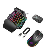 Wired Android Throne One handed Keyboard and Mouse Set Android Game PUBG Gun Converter - V.I.P Digital Presence