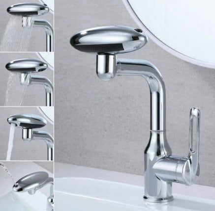 【 Four mold water outlet 】 UFO faucet, washbasin, bathroom universal adjustable bathroom basin faucet - V.I.P Digital Presence