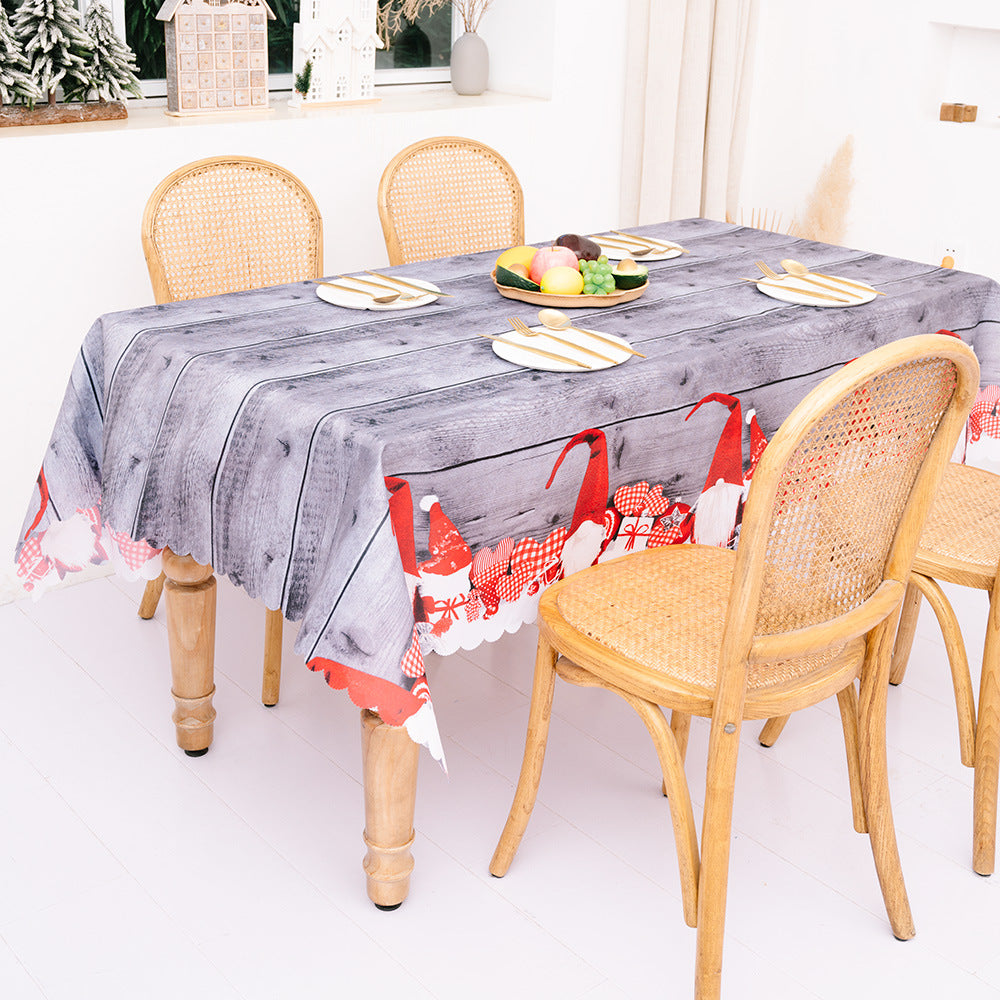 Christmas Decoration Creative Christmas Printed Tablecloth Table Flag Christmas Desktop Decoration Supplies - V.I.P Digital Presence