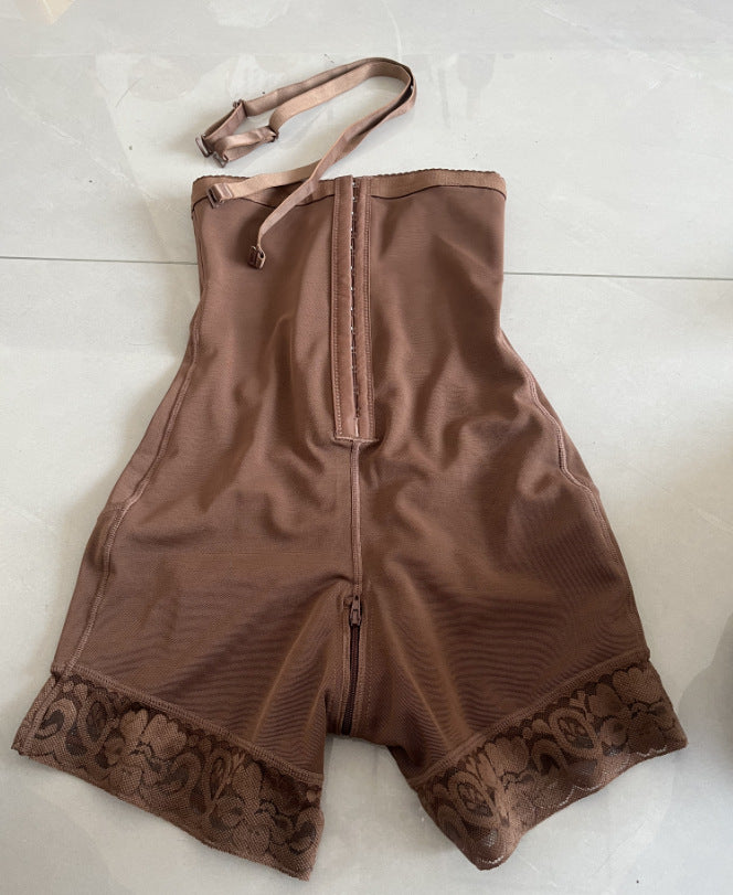 Adjustable seamless high waisted beauty pants with zipper waist cinching body shaping and gathering jumpsuit - V.I.P Digital Presence
