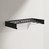 foldable retractable wall clothesline, 30kg, alu, 80/100cm, 5 bars, for bath/balcony. - V.I.P Digital Presence