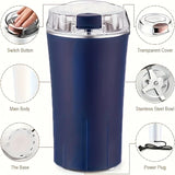 Electric Coffee Bean Grinder Multifunctional with One-Press Control Food Processor Blender for Espresso Nuts Grains Easy Clean - V.I.P Digital Presence