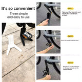 Pedal, practical frame, road bike support, bike rear parking rack, mountain bike side frame support - V.I.P Digital Presence